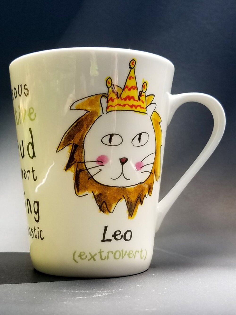 ND Exclusive Bone China Leo Coffee Mug